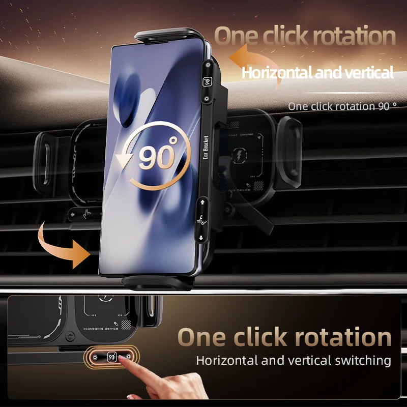 2in1 Car Wireless Charger