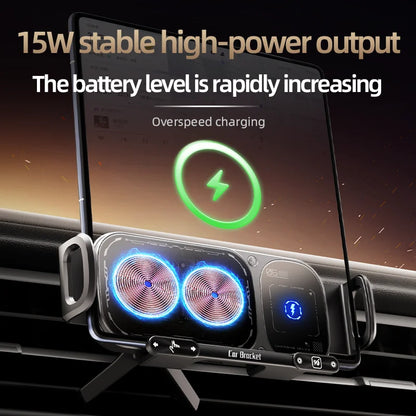 2in1 Car Wireless Charger